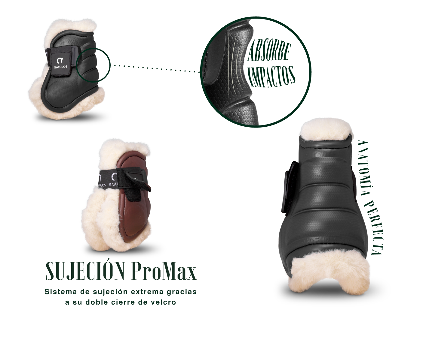 Gatusos Full Fetlock with Shearling - Deluxe