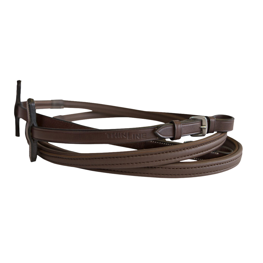 ThinLine Classic Wrapped Reins With Stud Hook & Stops