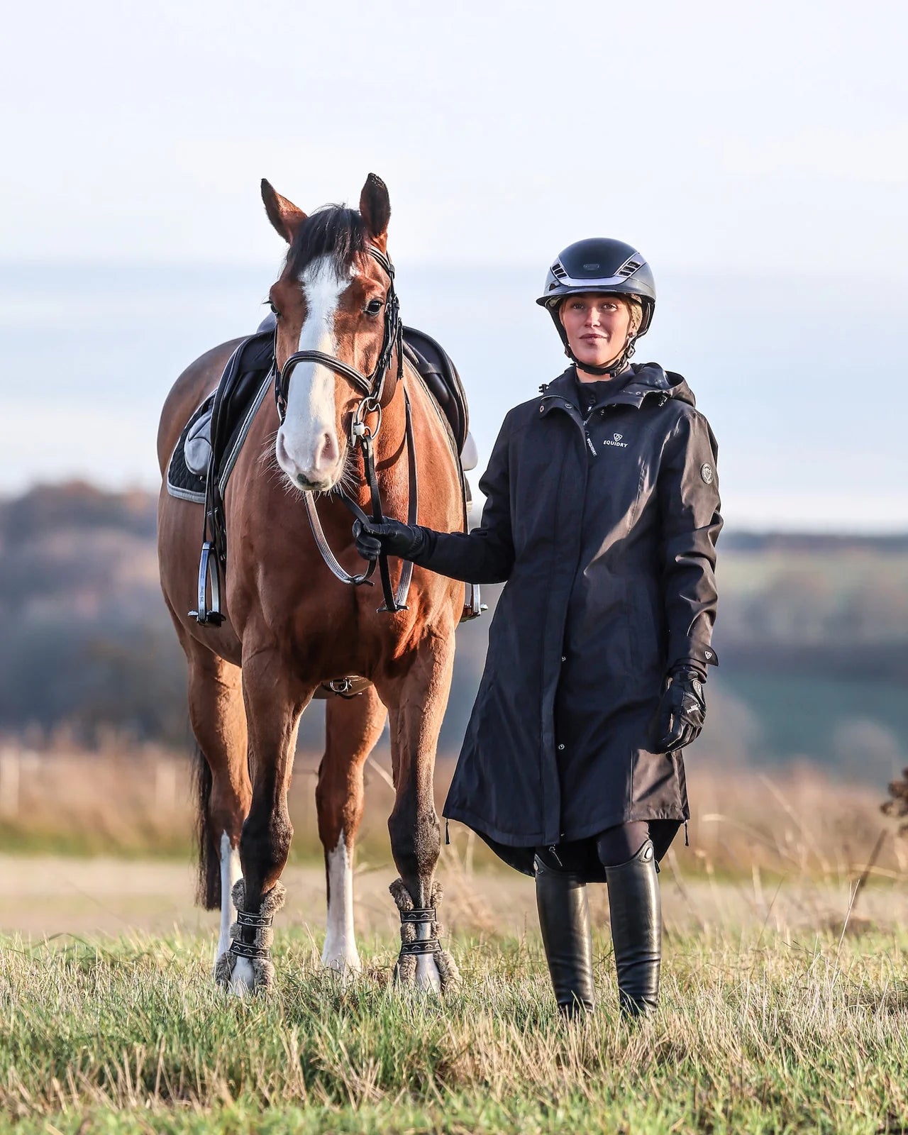 EquiDry Women's Bronte Riding Coat - Black
