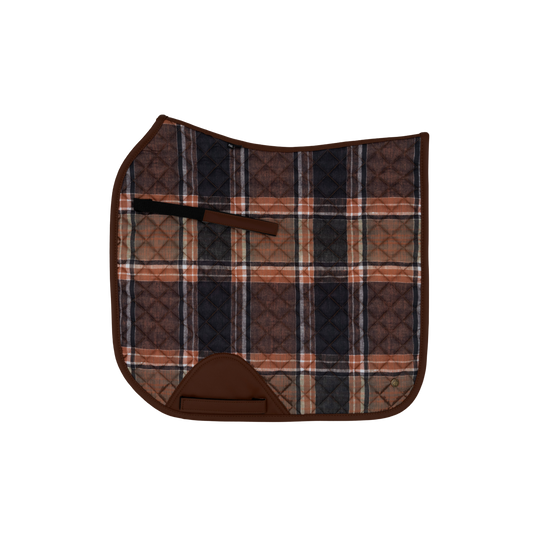 16 Cypress Dressage Pad - Feild Plaid & Hickory