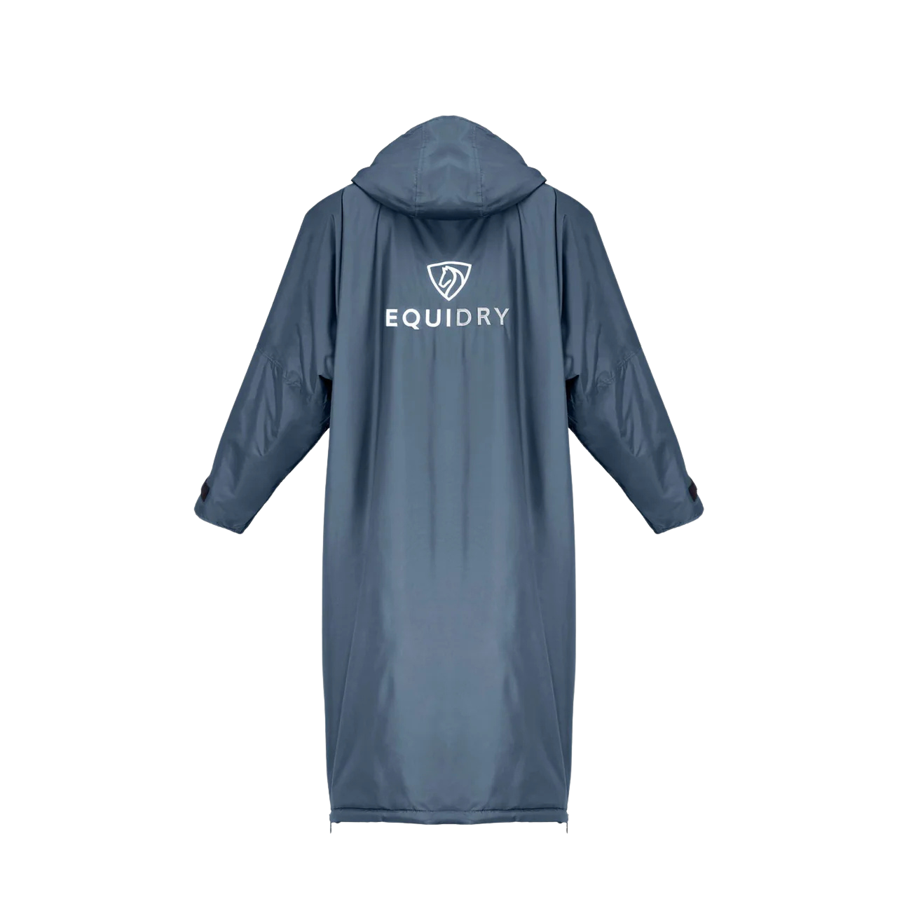 EquiDry Original Thick Fleece Coat - Steel Blue & Grey