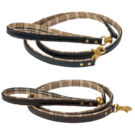 5/A Baker Leather Dog Leash 5/8"