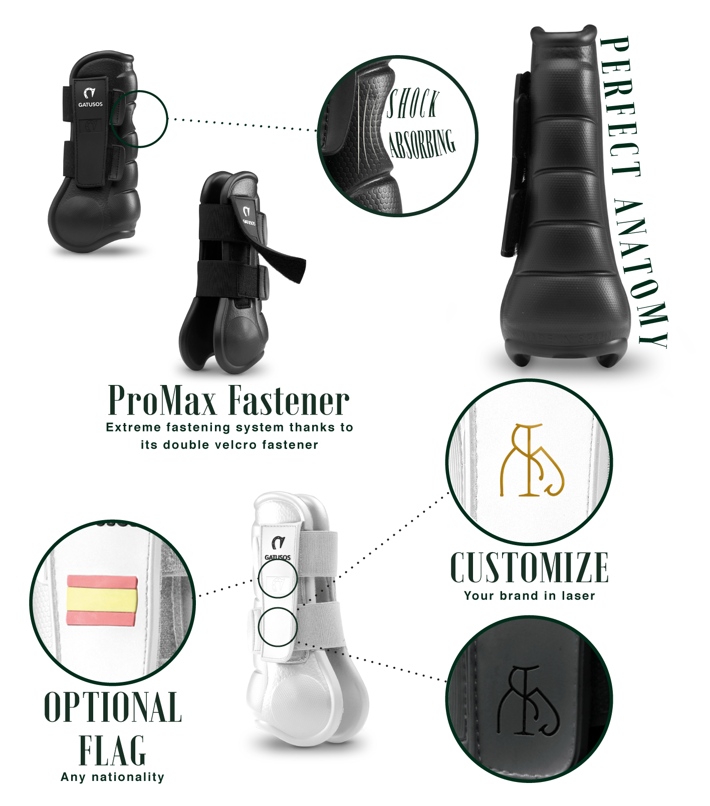 Gatusos Open Front Boot - Deluxe