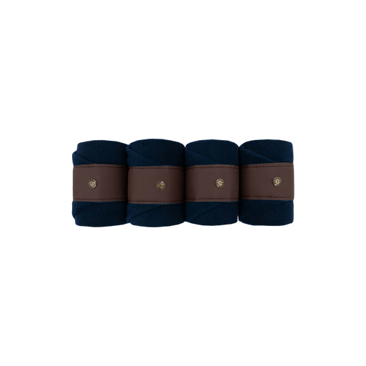 16 Cypress Leatherette Polos - Navy & Hickory