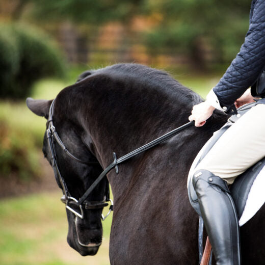 ThinLine Classic Wrapped Reins With Buckle End & Stops